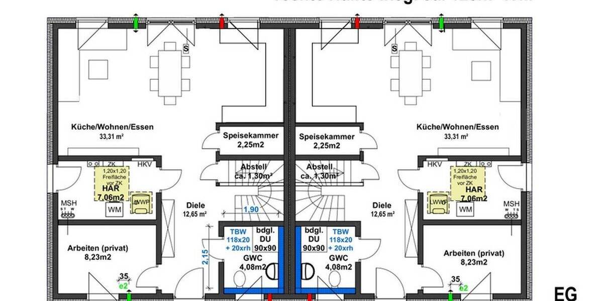 Moderne Neubau-Doppelhaushälfte mit 5 Zimmer und Garten - ideal für Familien 5 zimmer