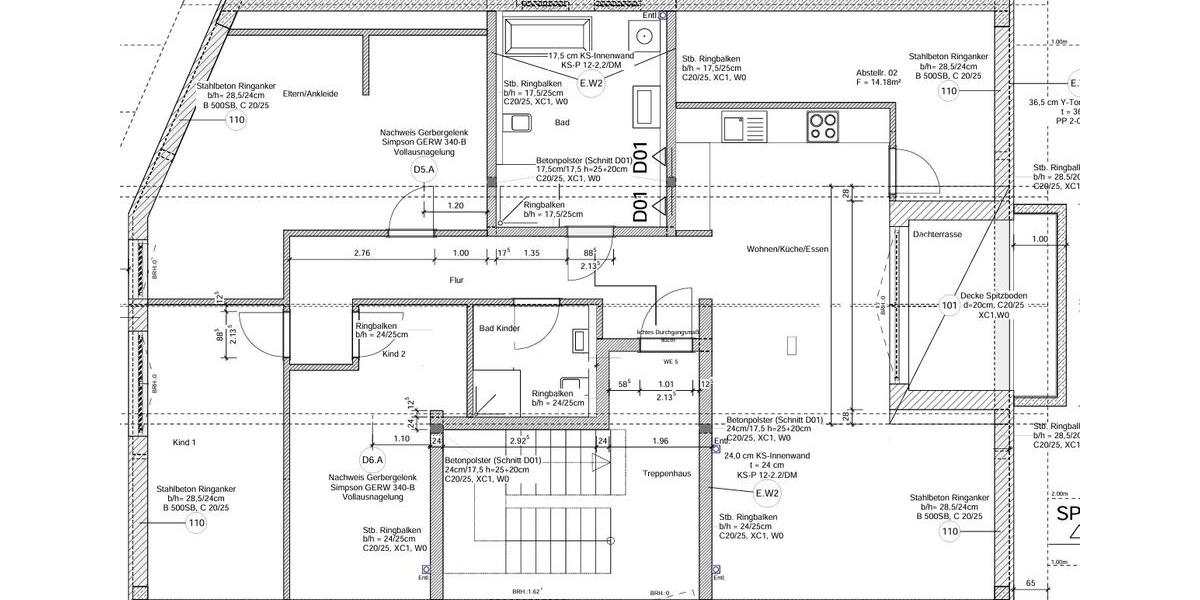 Moderne 4-Zimmer-Dachgeschosswohnung 4 zimmer