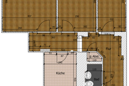 Wohnung Stralsund - 3 Zimmer, 75 m&sup2;, 626&euro; | Angebot:25219507