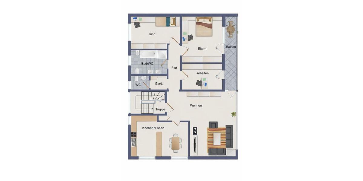 Großzügige 4-Zimmer-Wohnung mit Balkon Erstbezug nach Kernsanierung 4 zimmer