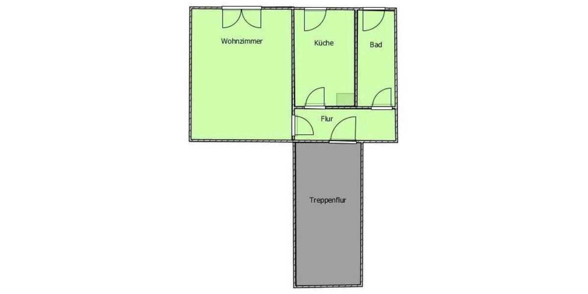 Etagenwohnung Calau - 1 Zimmer, 30 m&sup2;, 195&euro; | Angebot:24793590