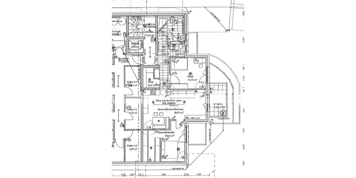 Etagenwohnung Radolfzell am Bodensee - 3.5 Zimmer, 87 m&sup2;, 1.200&euro; | Angebot:26557874
