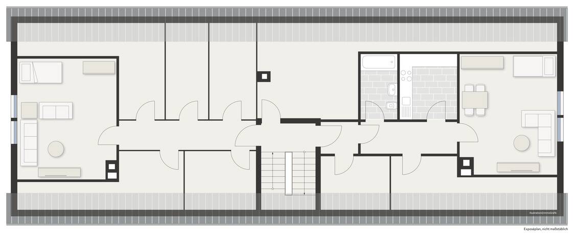 Etagenwohnung Riedlingen - 2 Zimmer, 52 m&sup2;, 409&euro; | Angebot:26207999