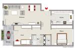 Etagenwohnung Ansbach - 3 Zimmer, 90 m&sup2;, 850&euro; | Angebot:26706084