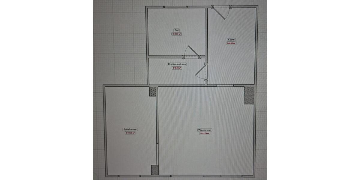 Erdgeschoßwohnung Gützkow - 2 Zimmer, 55 m&sup2;, 380&euro; | Angebot:25858174