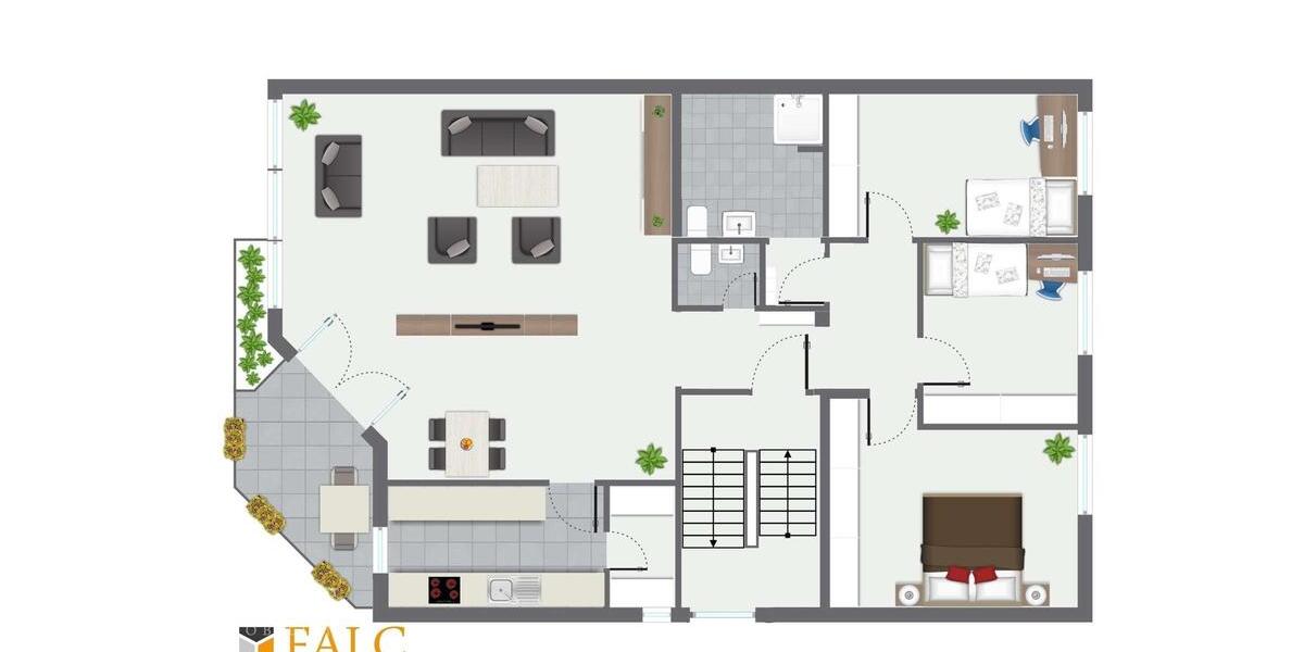 Etagenwohnung Bendorf - 4 Zimmer, 111 m&sup2;, 1.221&euro; | Angebot:26497295