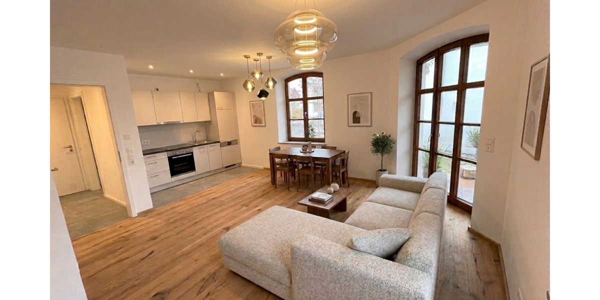 Etagenwohnung Lauingen - 2 Zimmer, 52 m&sup2;, 615&euro; | Angebot:25830898