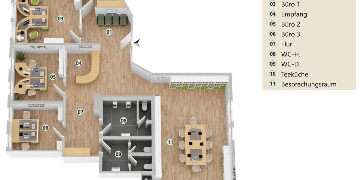 Gewerbeobjekt Gifhorn - 1.600&euro; | Angebot:26187569