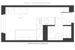 Etagenwohnung Nürnberg Herrnhütte - 1 Zimmer, 21 m&sup2;, 619&euro; | Angebot:25718647