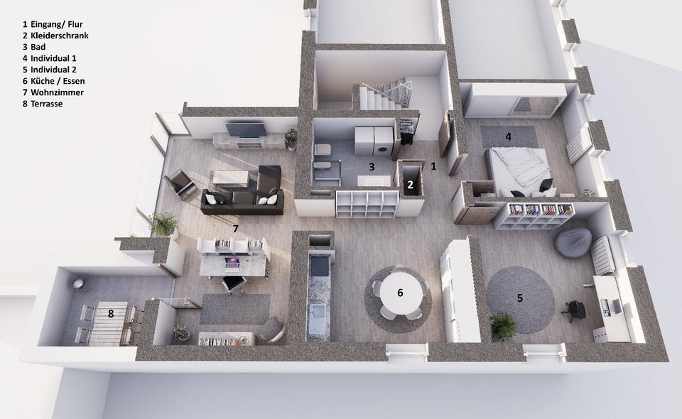 Etagenwohnung Hecklingen - 3 Zimmer, 94 m&sup2;, 640&euro; | Angebot:24626022