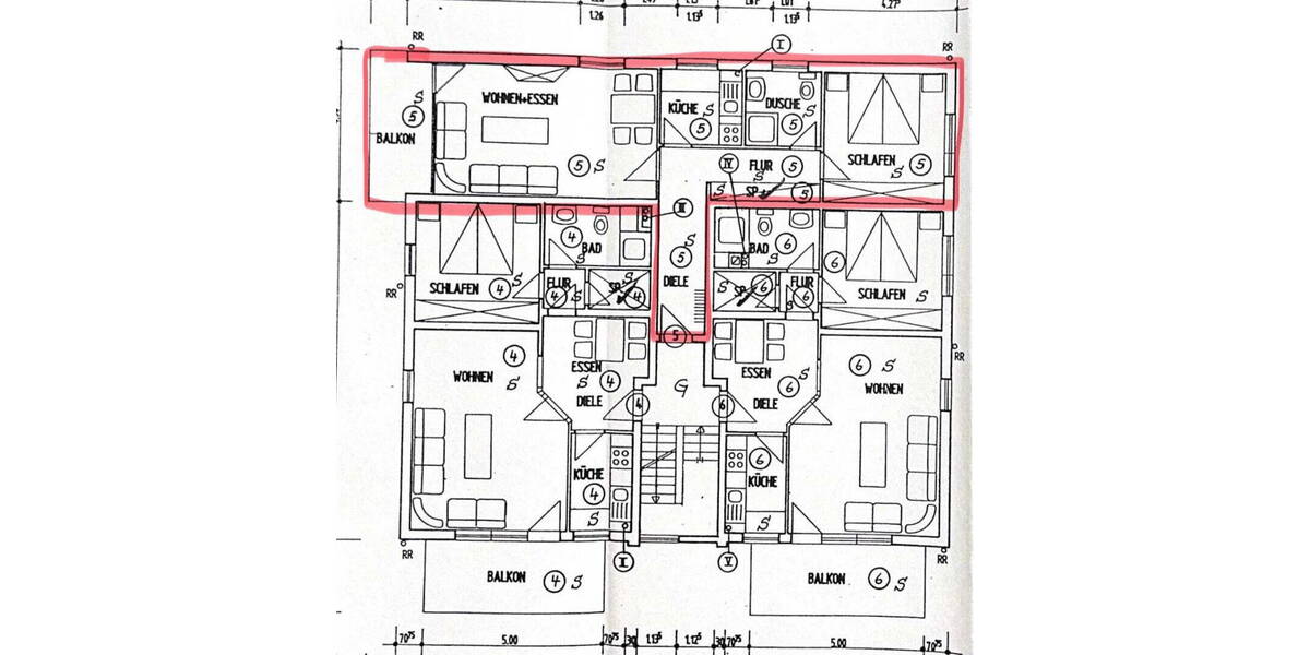 Etagenwohnung Bornheim - 2 Zimmer, 61 m&sup2;, 710&euro; | Angebot:26731063