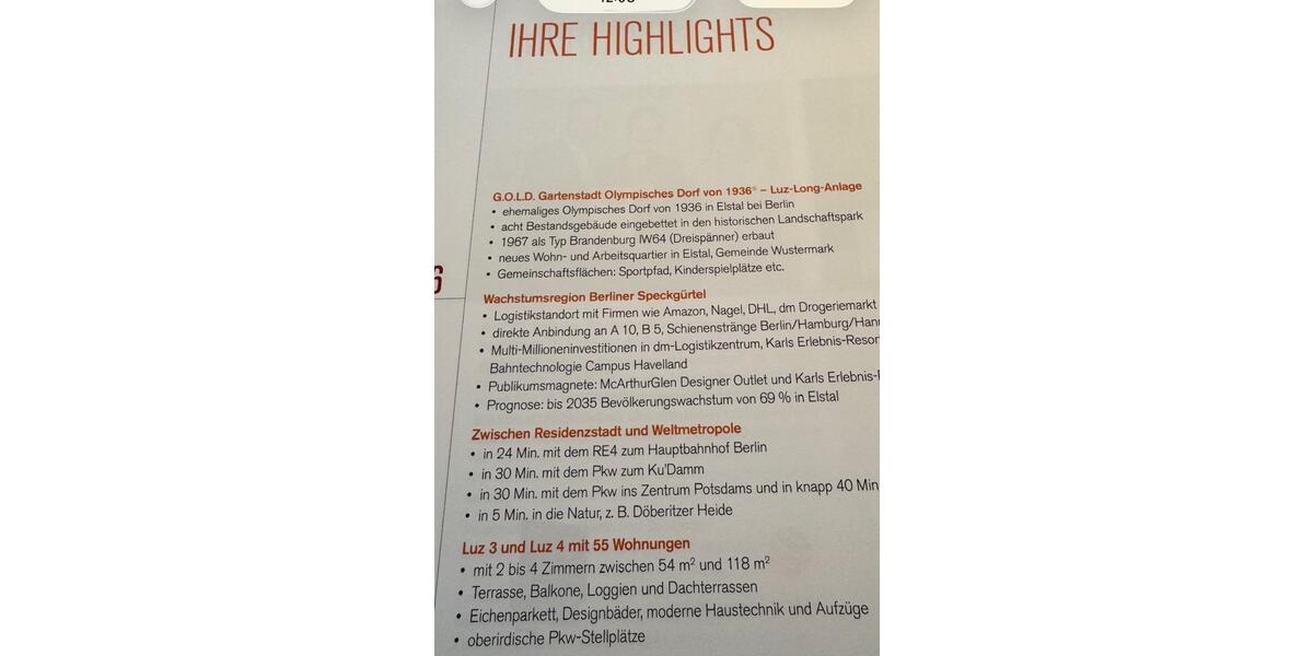 Etagenwohnung Nauen - 1 Zimmer, 57 m&sup2;, 890&euro; | Angebot:25716895