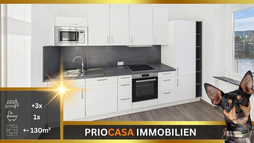 Exklusive 130 m² AltbauWohnung in Bernkastel-Kues – 5 elegante Zimmer mit neuer Einbauküche und traumhaftem Moselblick