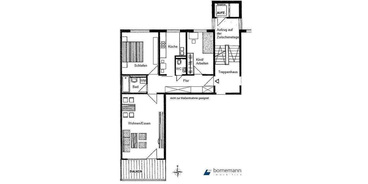 N-Röthenbach! Ruhig + zentral! Moderne 3-Zi.-Whg. mit EBK + Südbalkon! 3 zimmer