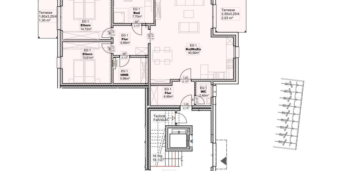 Erdgeschoßwohnung Blomberg - 3 Zimmer, 102 m&sup2;, 1.090&euro; | Angebot:26195765