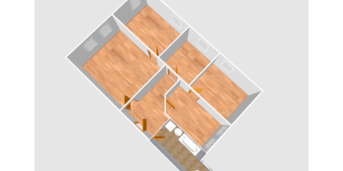 Etagenwohnung Hildburghausen - 4 Zimmer, 74 m&sup2;, 445&euro; | Angebot:25921221