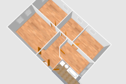 Wohnung Hildburghausen - 4 Zimmer, 74 m&sup2;, 445&euro; | Angebot:25921221