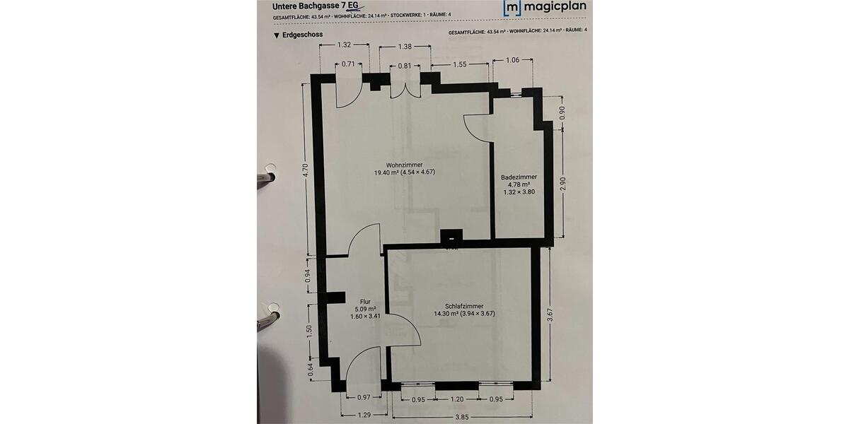 Erdgeschoßwohnung Sulzbach-Rosenberg Rosenberg - 2 Zimmer, 40 m&sup2;, 660&euro; | Angebot:24728269