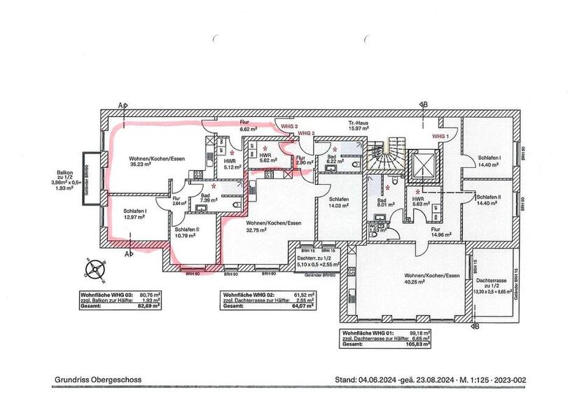 NEUBAU !! Schöne 3 -Zimmer OG-Wohnung Nr. 3 mit Aufzug im Zentrum von Dinklage