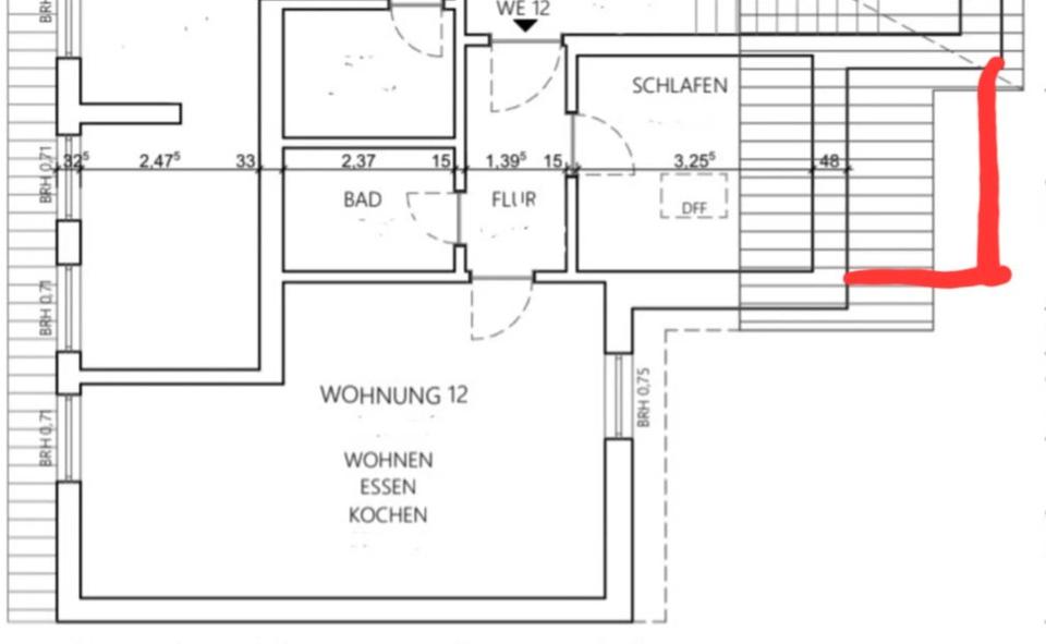 Dachgeschoßwohnung Chemnitz Altendorf - 2 Zimmer, 45 m&sup2;, 300&euro; | Angebot:26699059