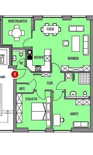 Etagenwohnung Osnabrück Innenstadt - 3 Zimmer, 87 m&sup2;, 1.255&euro; | Angebot:23947232