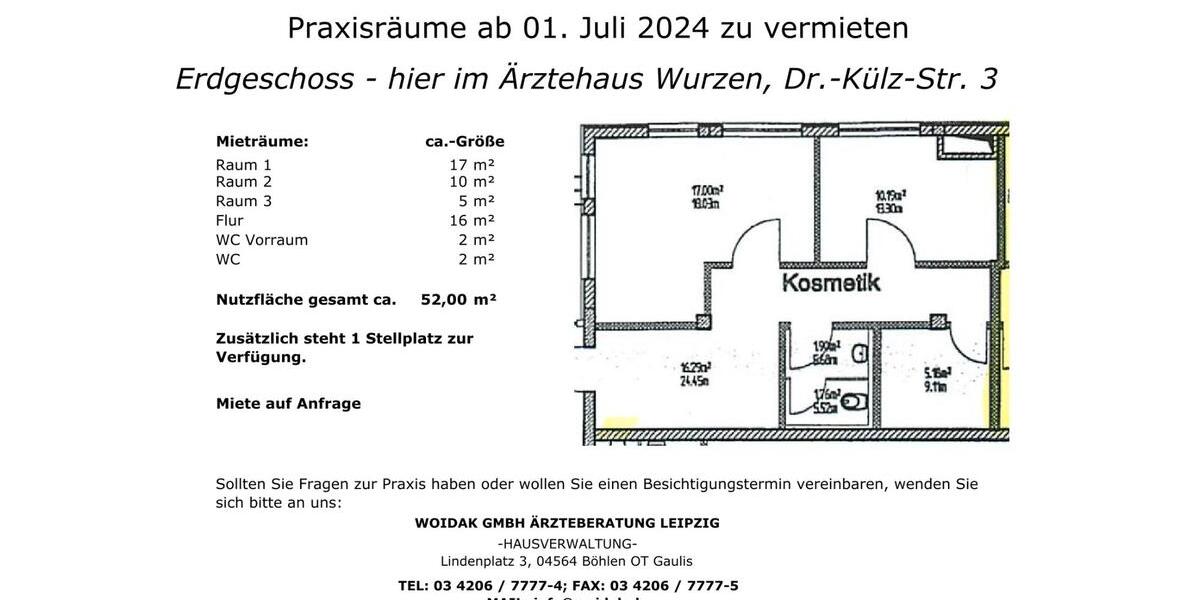 Gewerbeobjekt Wurzen - 533&euro; | Angebot:26166817