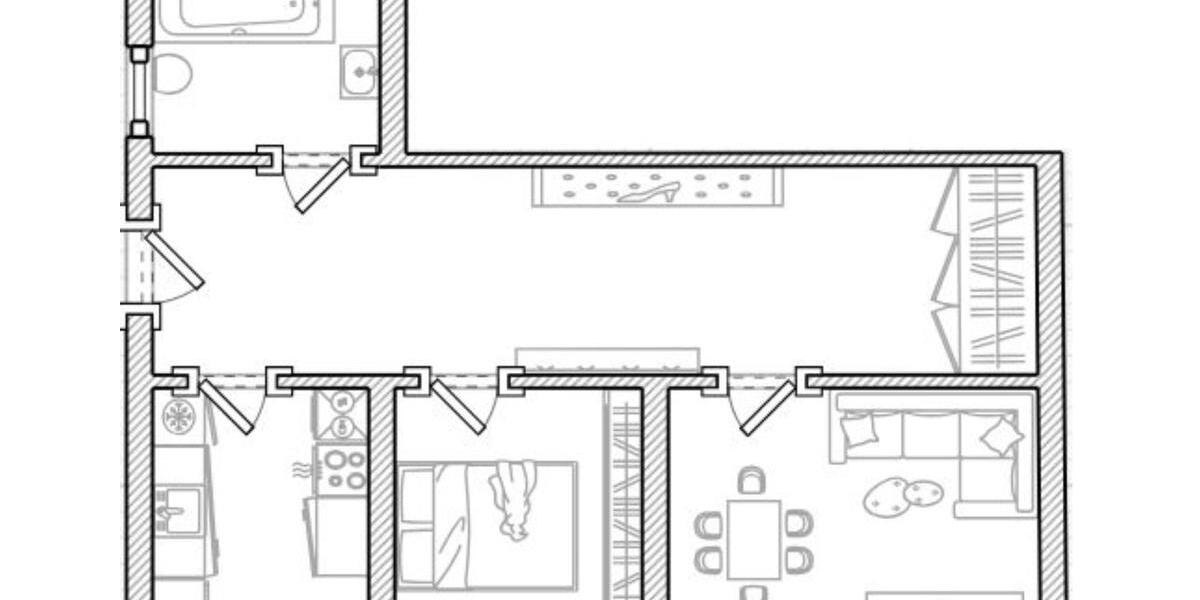 Erdgeschoßwohnung Prenzlau - 2 Zimmer, 73 m&sup2;, 452&euro; | Angebot:25654519