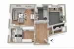 Erdgeschoßwohnung Augsburg Innenstadt - 2 Zimmer, 56 m&sup2;, 1.050&euro; | Angebot:26322595