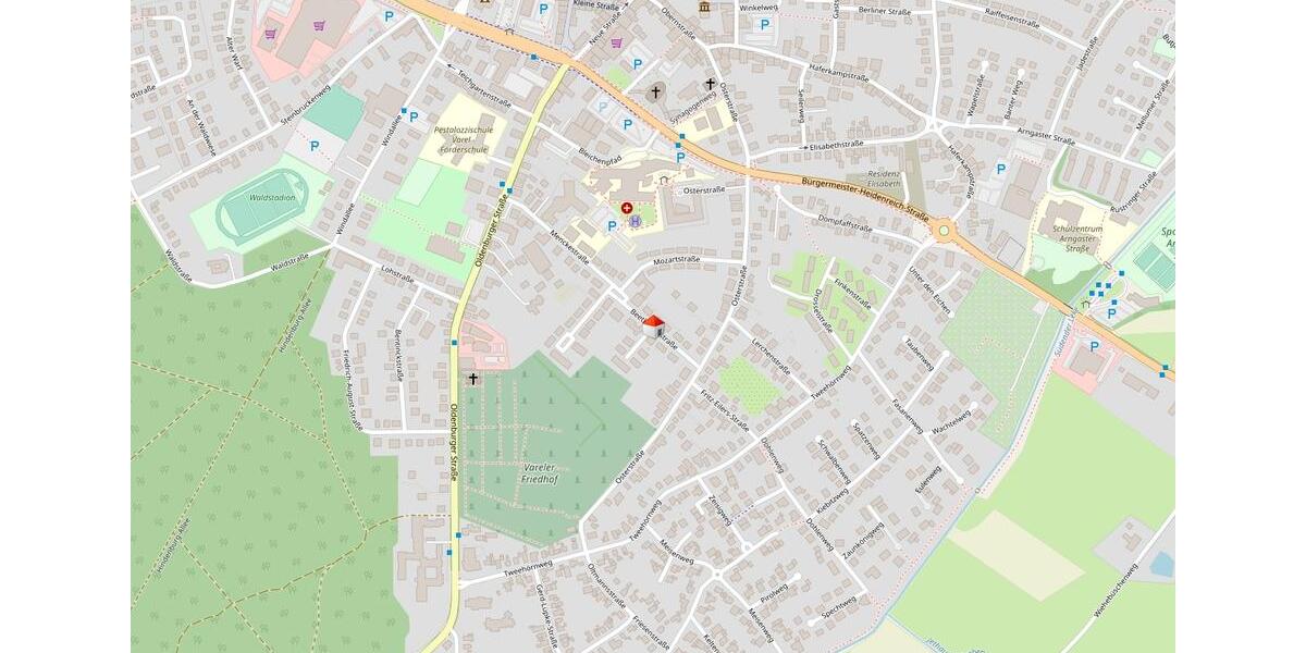 Etagenwohnung Varel - 2 Zimmer, 56 m&sup2;, 450&euro; | Angebot:24612949