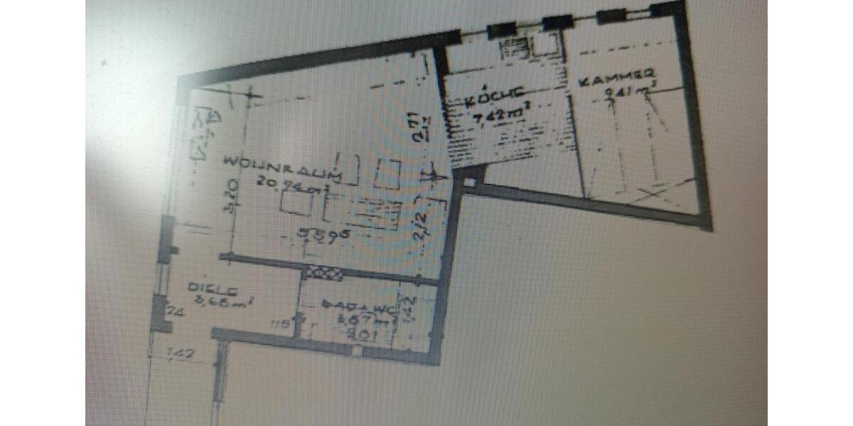 Erdgeschoßwohnung Wesel Bislich - 2 Zimmer, 48 m&sup2;, 390&euro; | Angebot:24463813