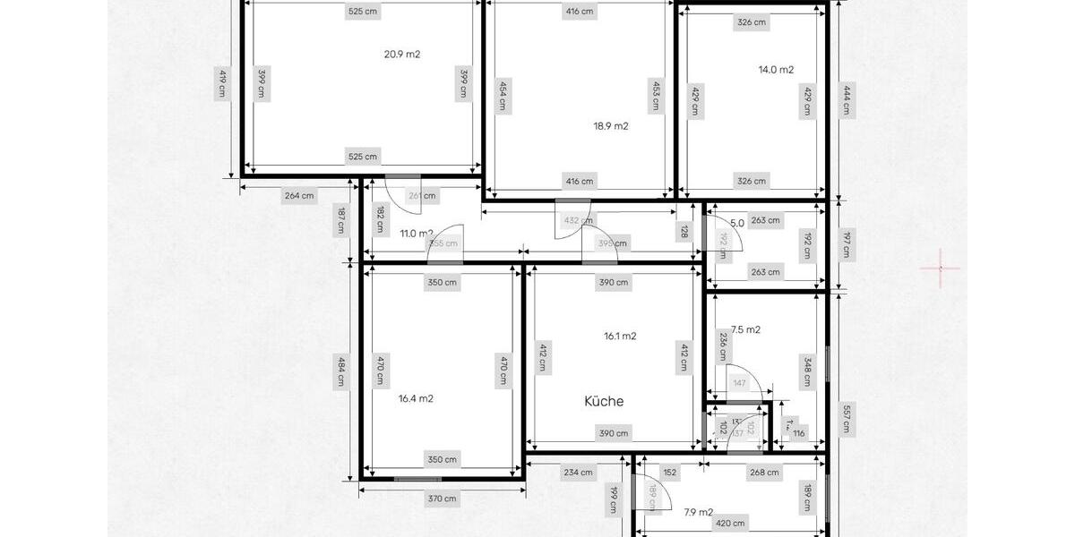 Erdgeschoßwohnung Bad Schmiedeberg - 4 Zimmer, 119 m&sup2;, 950&euro; | Angebot:26505450