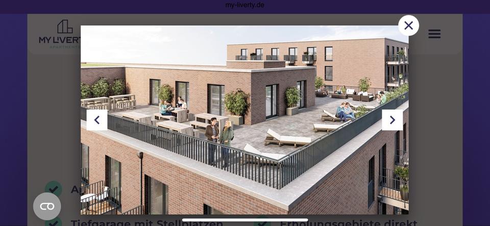 Etagenwohnung Potsdam - 1 Zimmer, 22 m&sup2;, 800&euro; | Angebot:26284405
