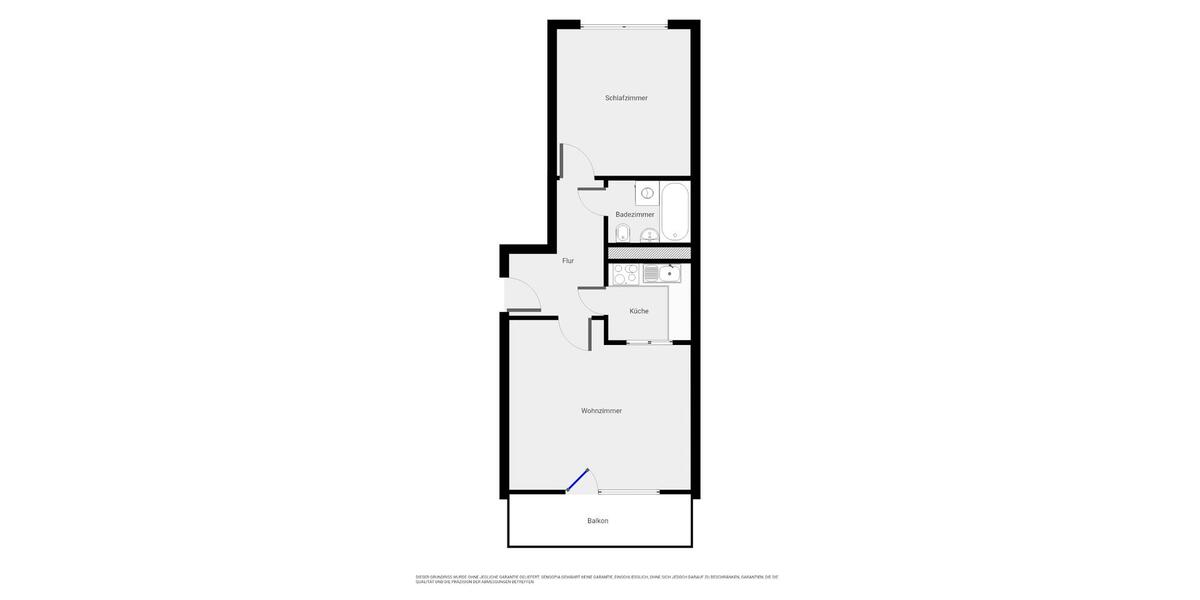 Etagenwohnung Pasewalk - 2 Zimmer, 49 m&sup2;, 294&euro; | Angebot:26283569