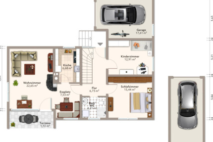 Einfamilienhaus mit Terrasse, Garten und Garage zu vermieten! zimmer