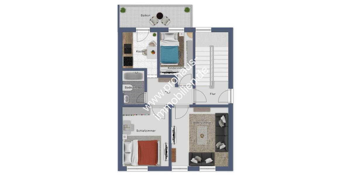 Etagenwohnung Weißenfels - 3 Zimmer, 58 m&sup2;, 340&euro; | Angebot:26633022