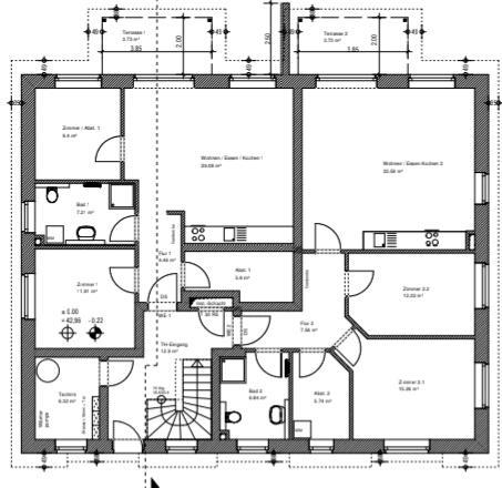 Erdgeschoßwohnung Heidenau - 3 Zimmer, 78 m&sup2;, 975&euro; | Angebot:24787842