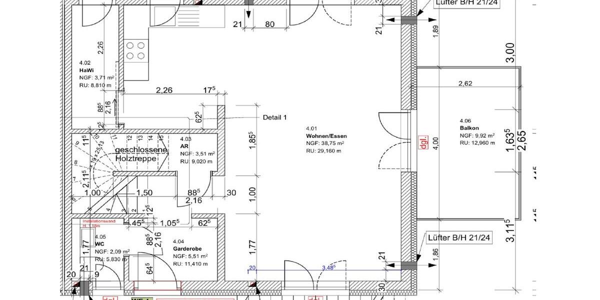 Etagenwohnung Reinsfeld - 1 Zimmer, 112 m&sup2;, 1.150&euro; | Angebot:25853664