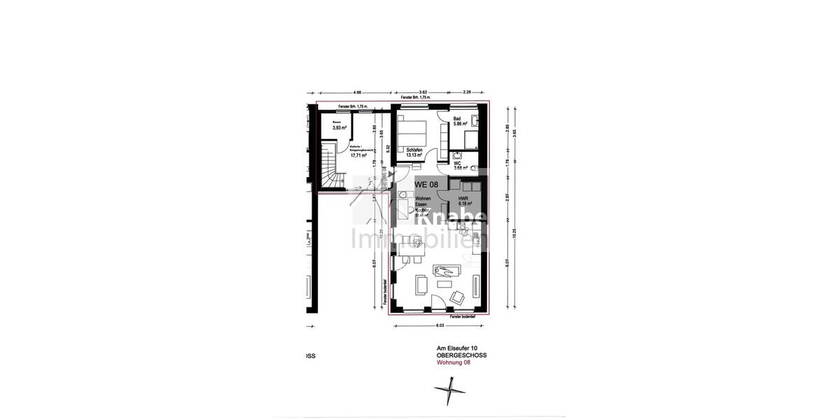 Etagenwohnung Melle - 3 Zimmer, 103 m&sup2;, 996&euro; | Angebot:25977936