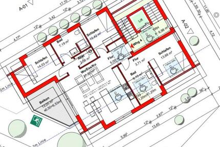 Wohnung Wehr - 4 Zimmer, 110 m&sup2;, 1.650&euro; | Angebot:24627404
