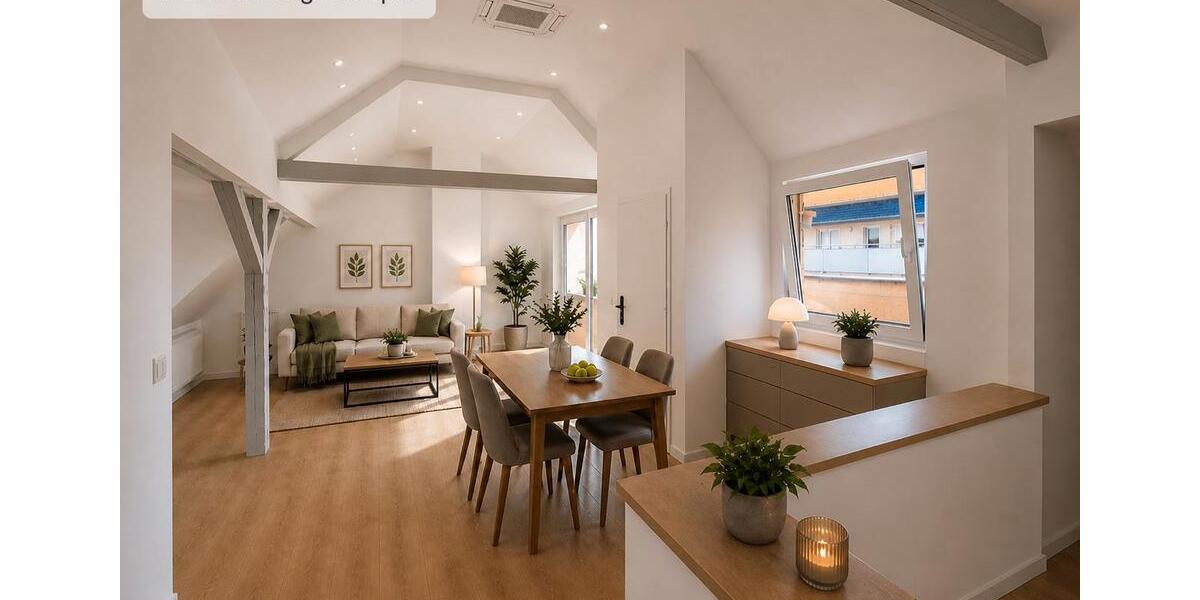 Dachgeschoßwohnung Dortmund Gartenstadt - 3 Zimmer, 81 m&sup2;, 1.090&euro; | Angebot:26577509