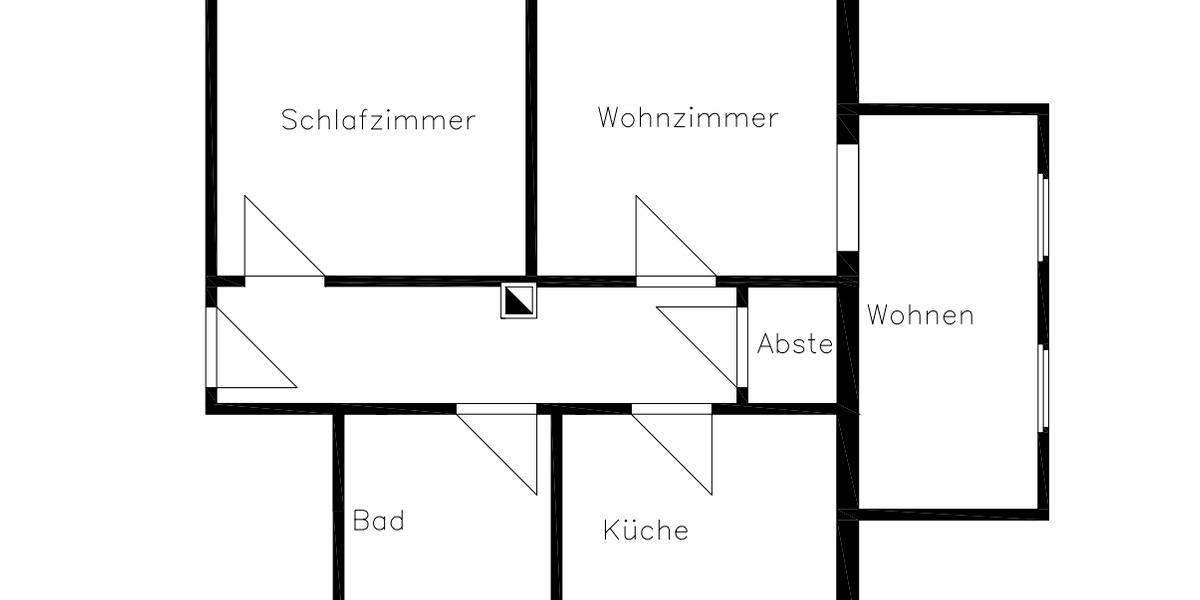 Etagenwohnung Halberstadt - 2 Zimmer, 57 m&sup2;, 368&euro; | Angebot:26661651