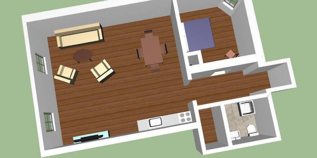 Etagenwohnung Bogen Bogenberg - 2 Zimmer, 70 m&sup2;, 699&euro; | Angebot:26805138