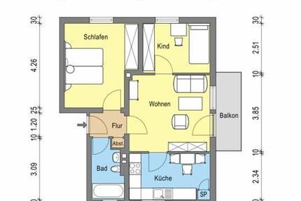 Schön hier zu wohnen. 3 zimmer