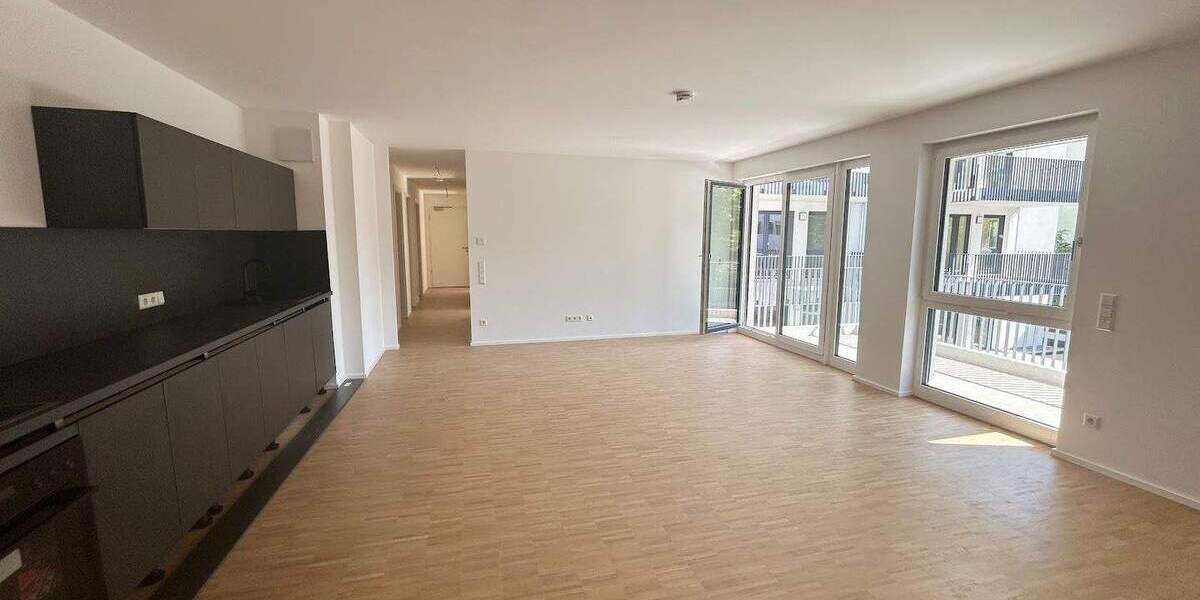**Familien Willkommen** 4 Zimmer im NEUBAU mit Balkon, 2 Bäder und Einbauküche, Parkett, Aufzug 4 zimmer