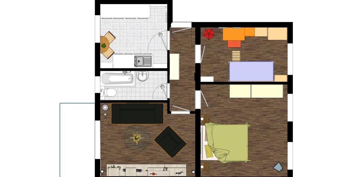 Etagenwohnung Schönebeck (Elbe) - 3 Zimmer, 61 m&sup2;, 358&euro; | Angebot:25431882