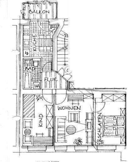 Zimmer Chemnitz Lutherviertel - 3 Zimmer, 62 m&sup2;, 380&euro; | Angebot:26205394