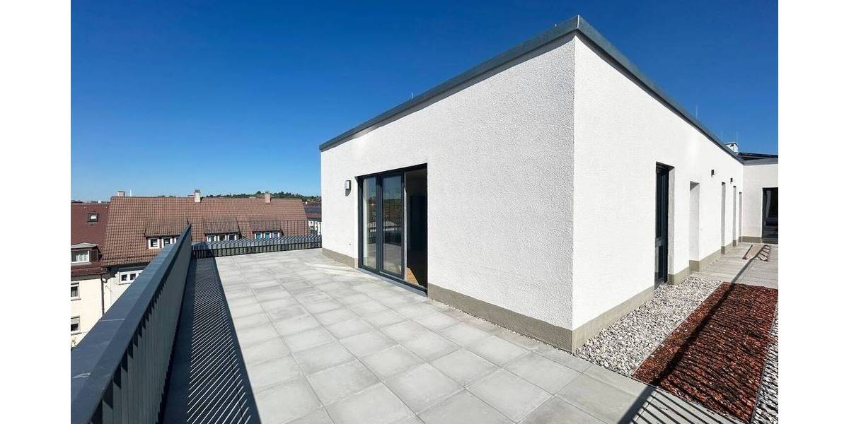 Exklusives Wohnen im 4. Obergeschoss: Traumhafte 3-Zimmer-Neubau-Wohnung mit Dachterrasse 3 zimmer