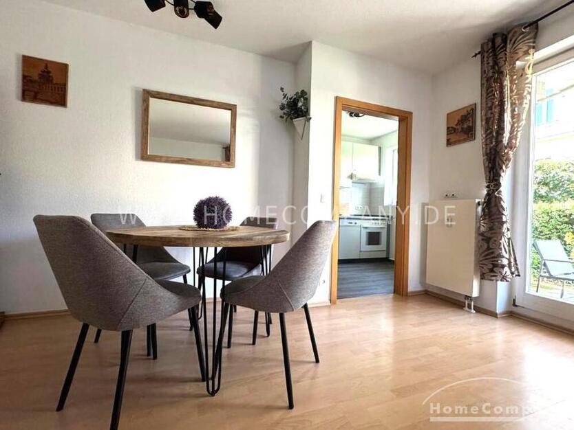 MöbliertFurnished 2-Zimmer Apartment in Dresden-Blasewitz mit Terrasse max. 2 Personen zimmer