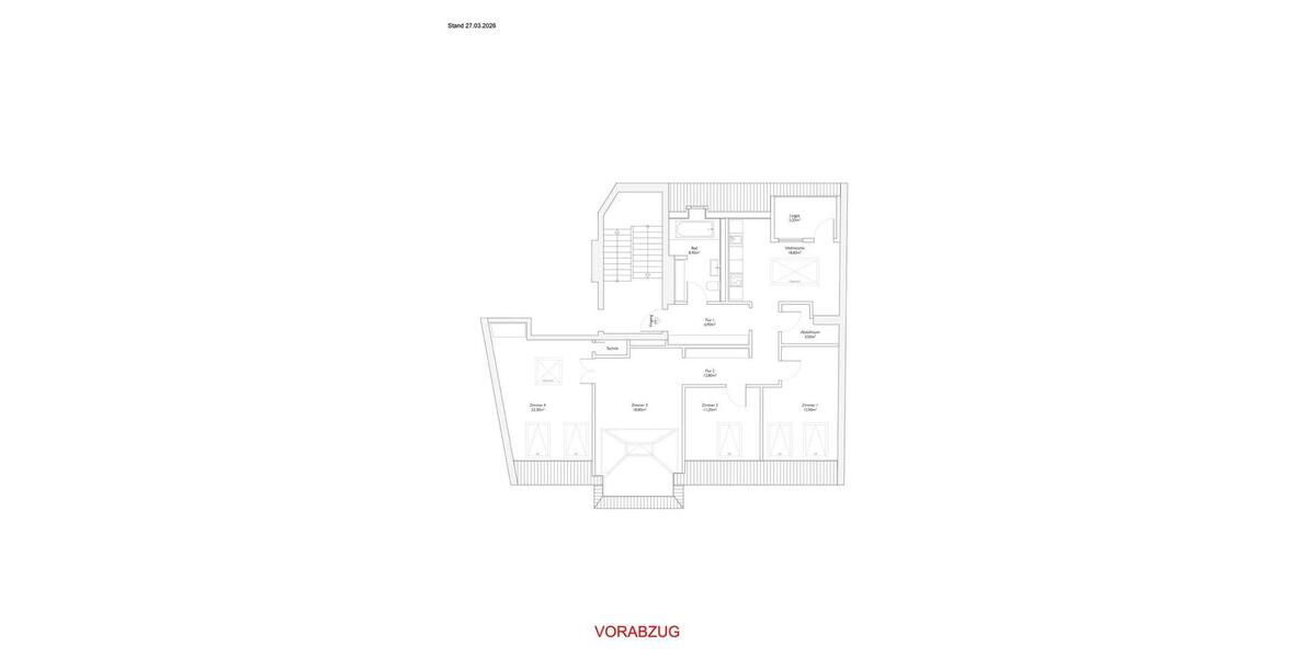 Dachgeschoßwohnung Berlin Spandau - 4 Zimmer, 122 m&sup2;, 1.995&euro; | Angebot:26678181