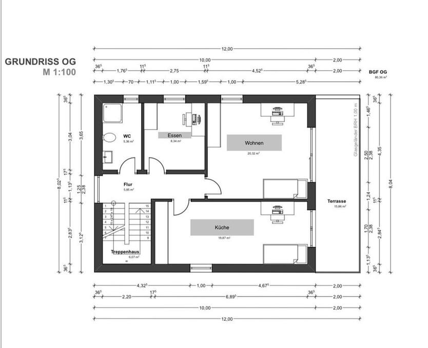 Moderne Wohnung (140 m²) in Gießen-Wieseck